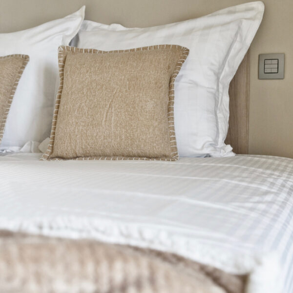 Sanfte Töne in einem Bed & Breakfast-Zimmer in Belgien