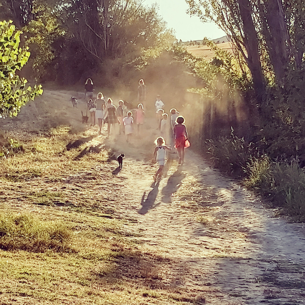 Wandern mit allen Kindern in den Ferien in Frankreich