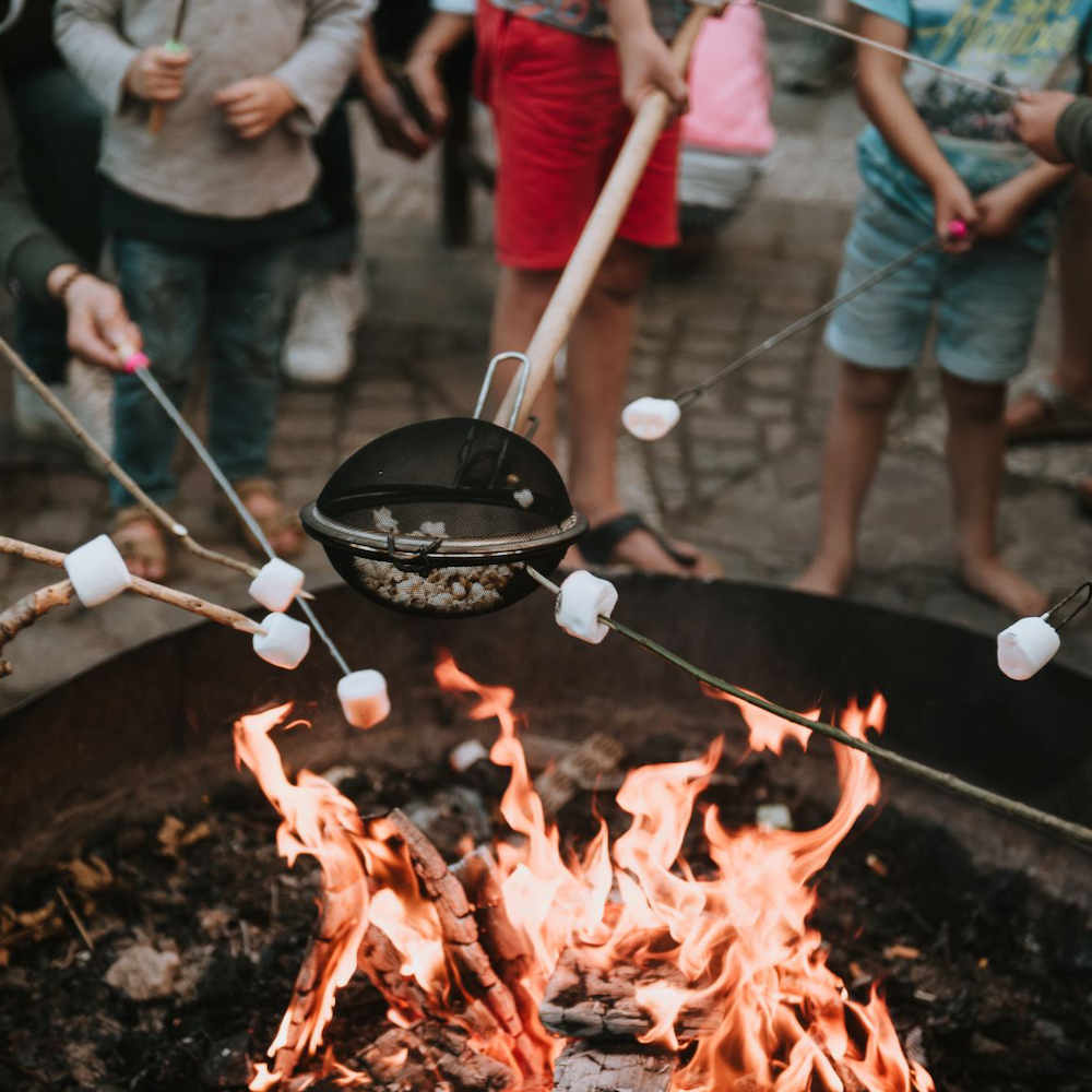 Marshmallows rösten