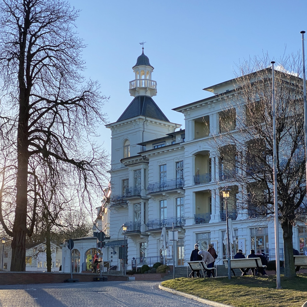 Küstendorf auf der deutschen Insel Usedom
