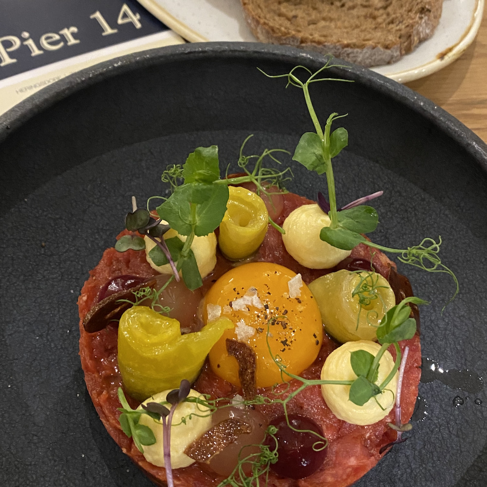 Appetitanreger im Restaurant auf der deutschen Insel Usedom