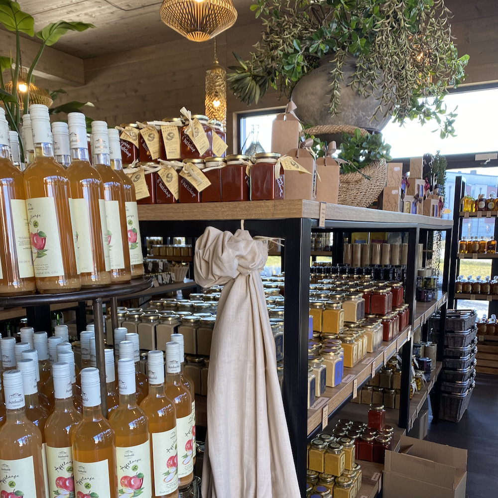 Feinkostladen auf der deutschen Insel Usedom