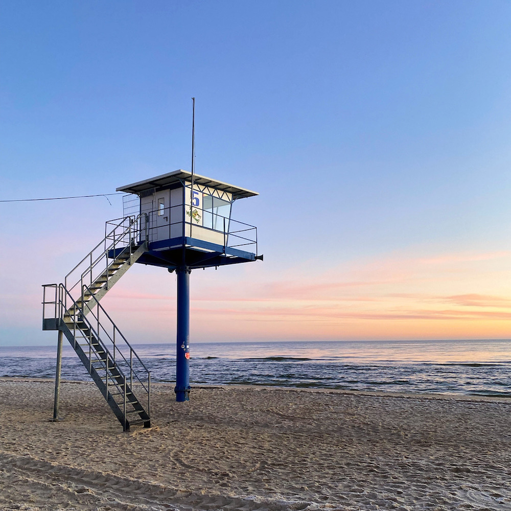 Strandwächterhaus auf der Insel Usedom
