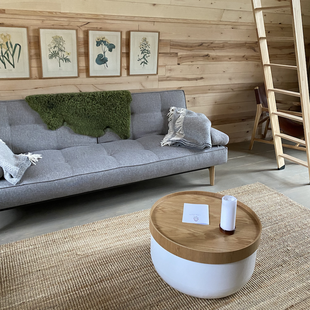 Skandinavisches Interieur von A-Frame