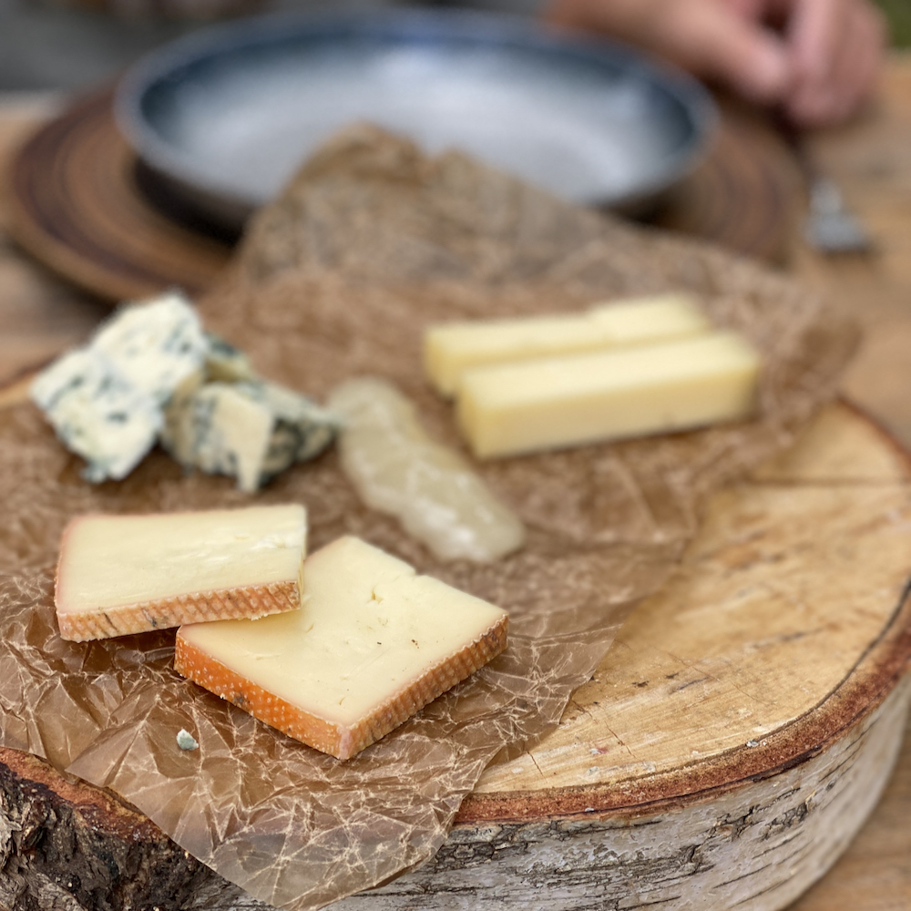 Käsetafel in Süd-Smaland