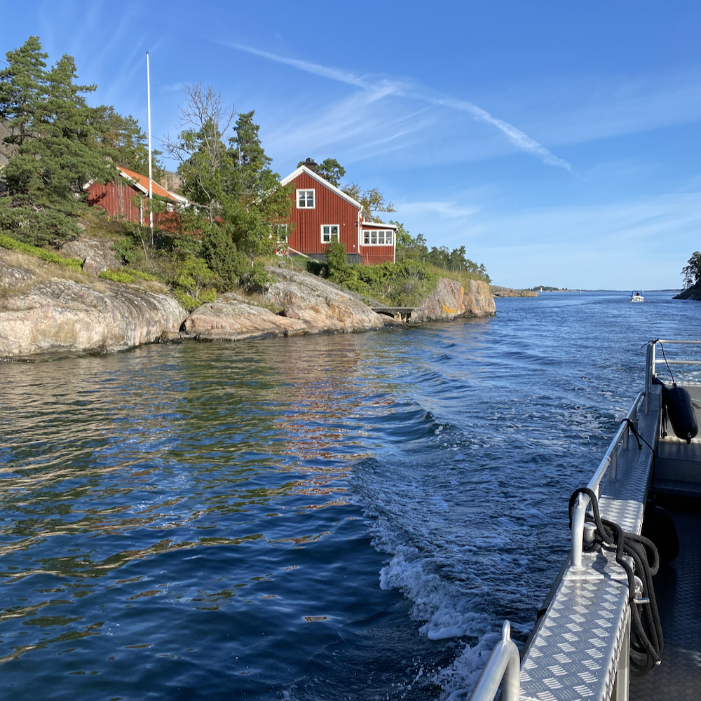 Segeln vor der Küste von Smaland