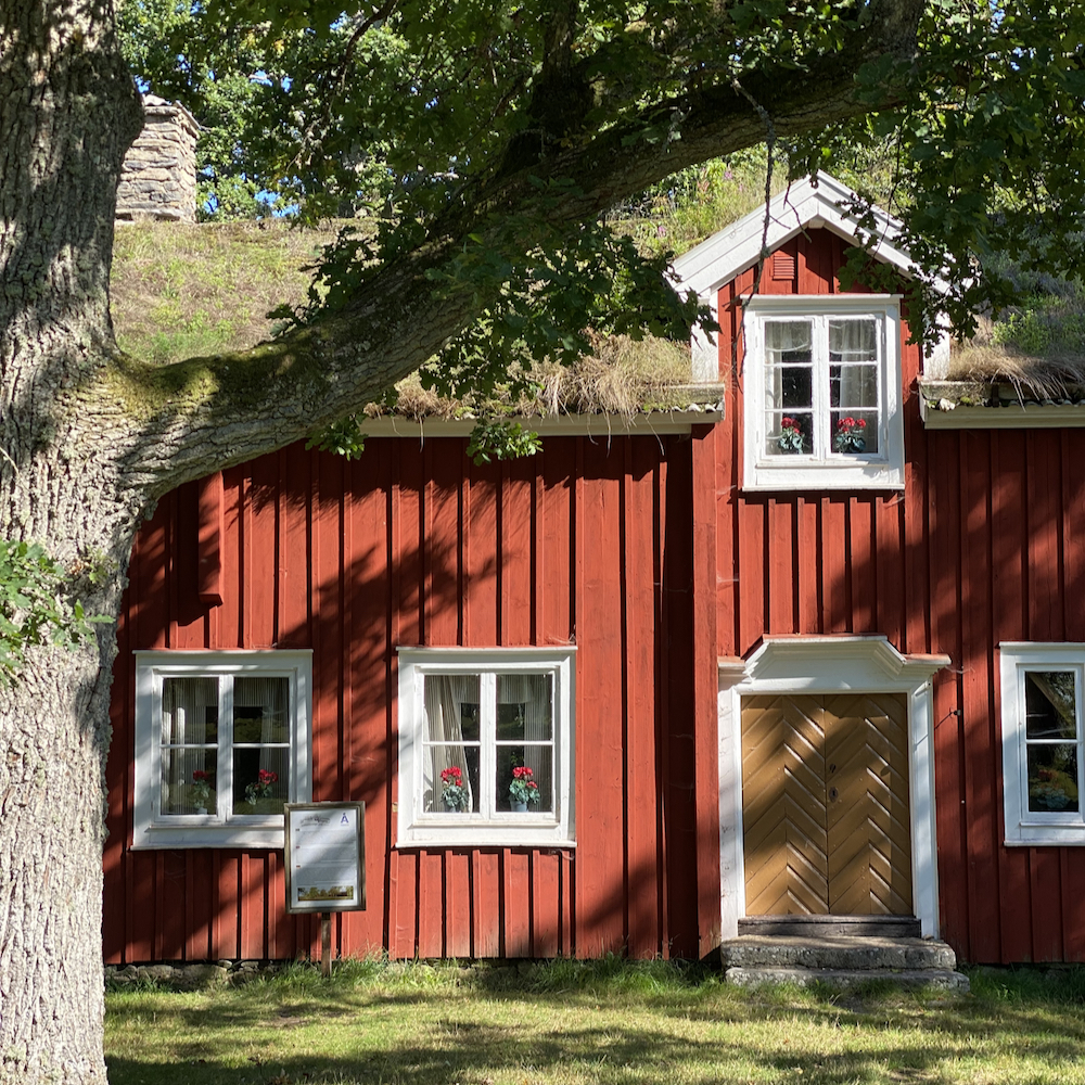 Charakteristisches Holzhaus