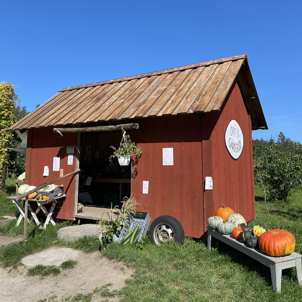 Hofladen mit typisch schwedischen Produkten in Smaland
