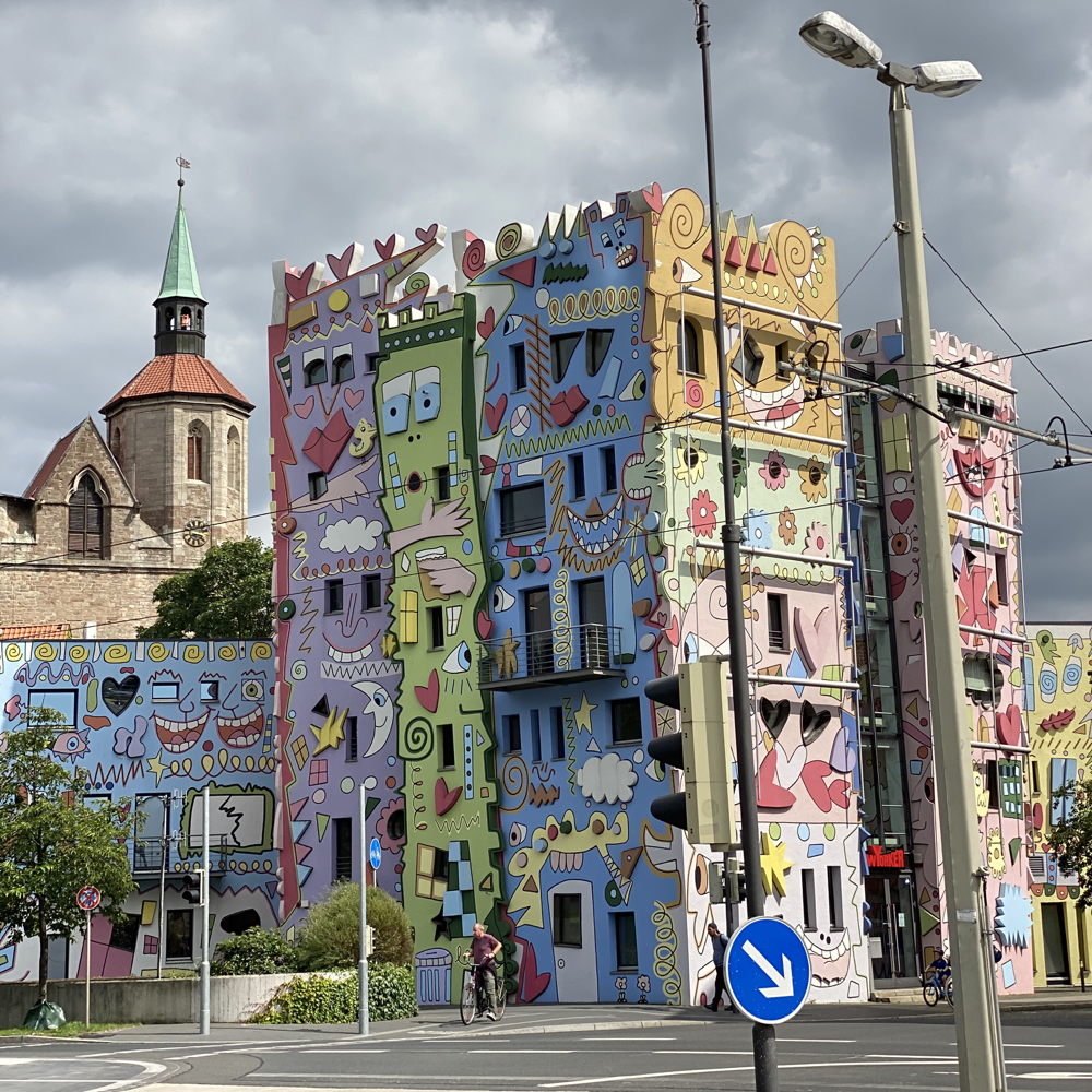 Bunte Fassaden in Braunschweig