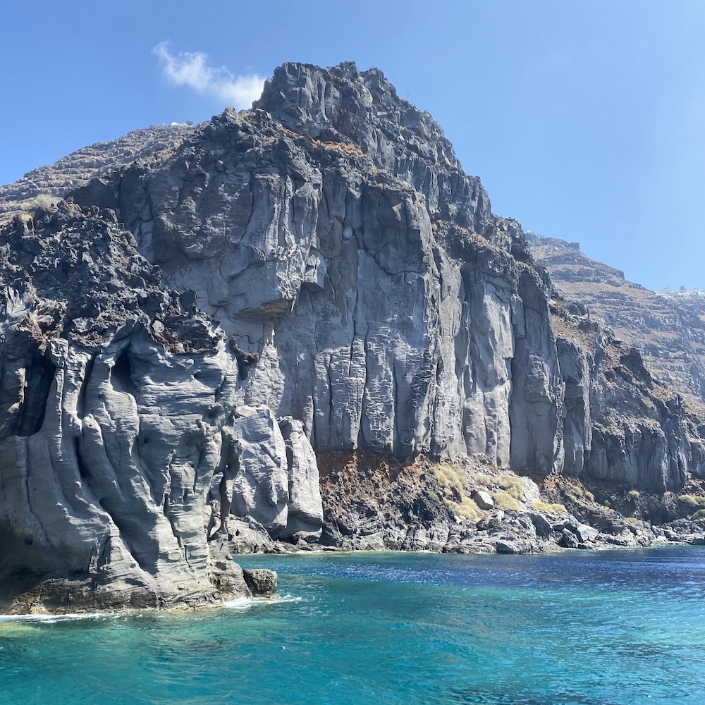 Segeln bei Santorin