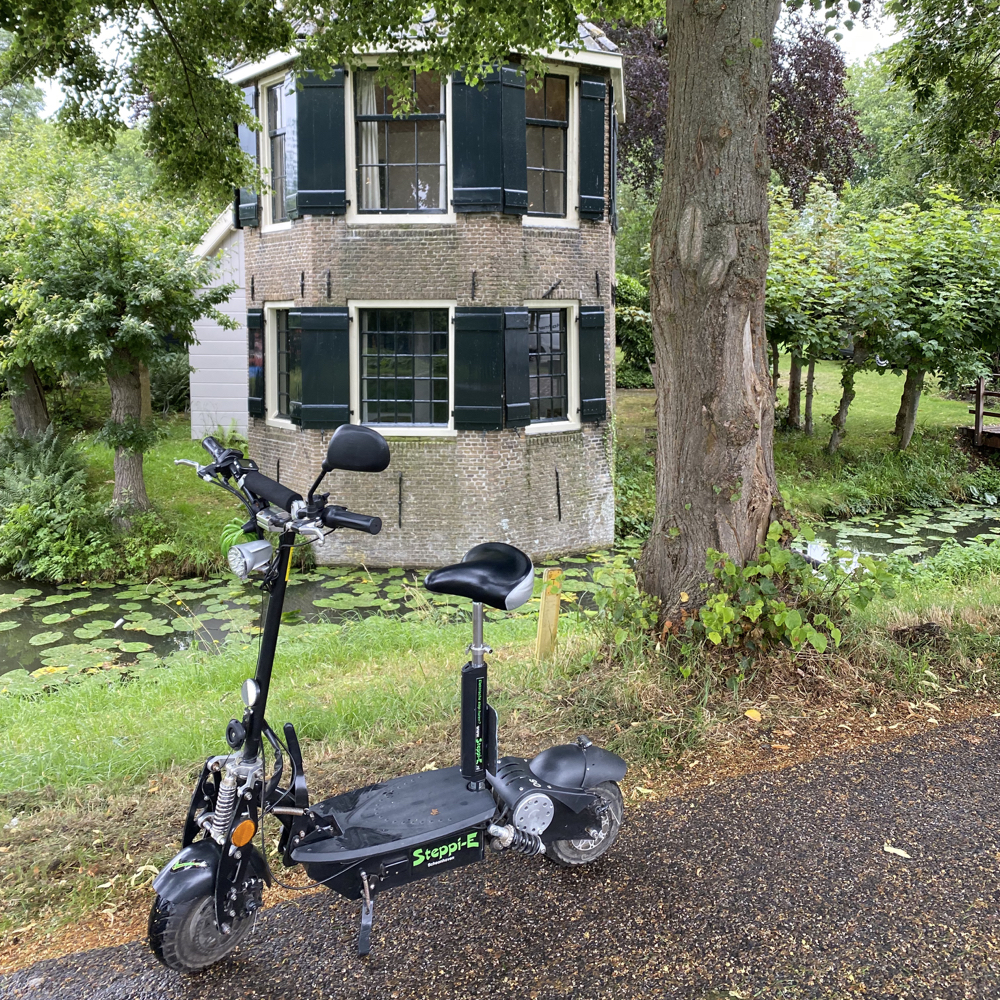 Elektroroller in Schoonhoven.