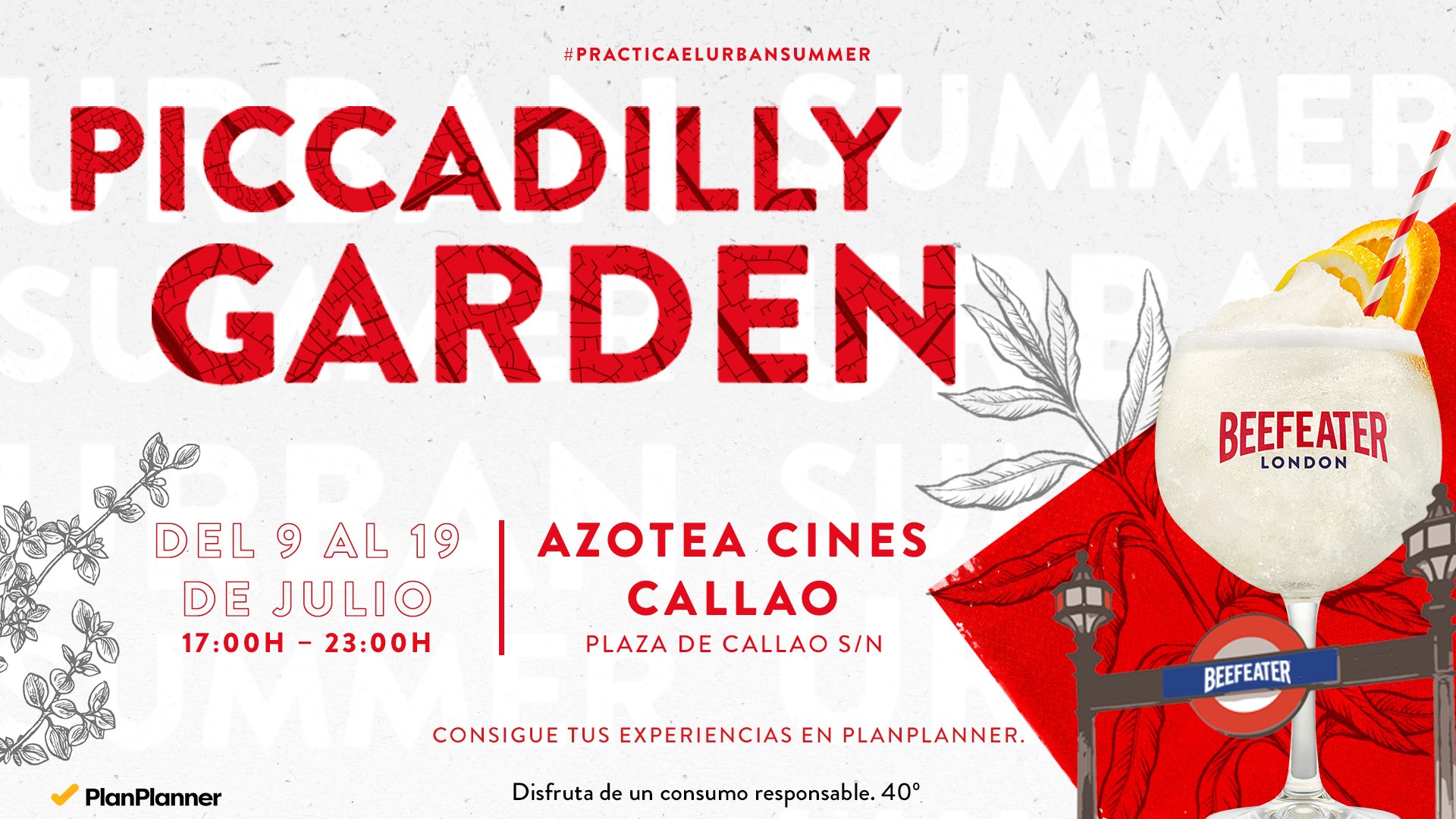 Picadilly Garden / Urban Summer / Beefeater