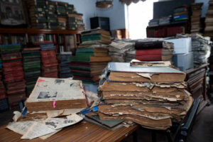 Newspaper Volumes at Mc Millan Memorial Library Copyright Book Bunk x Paul Munene