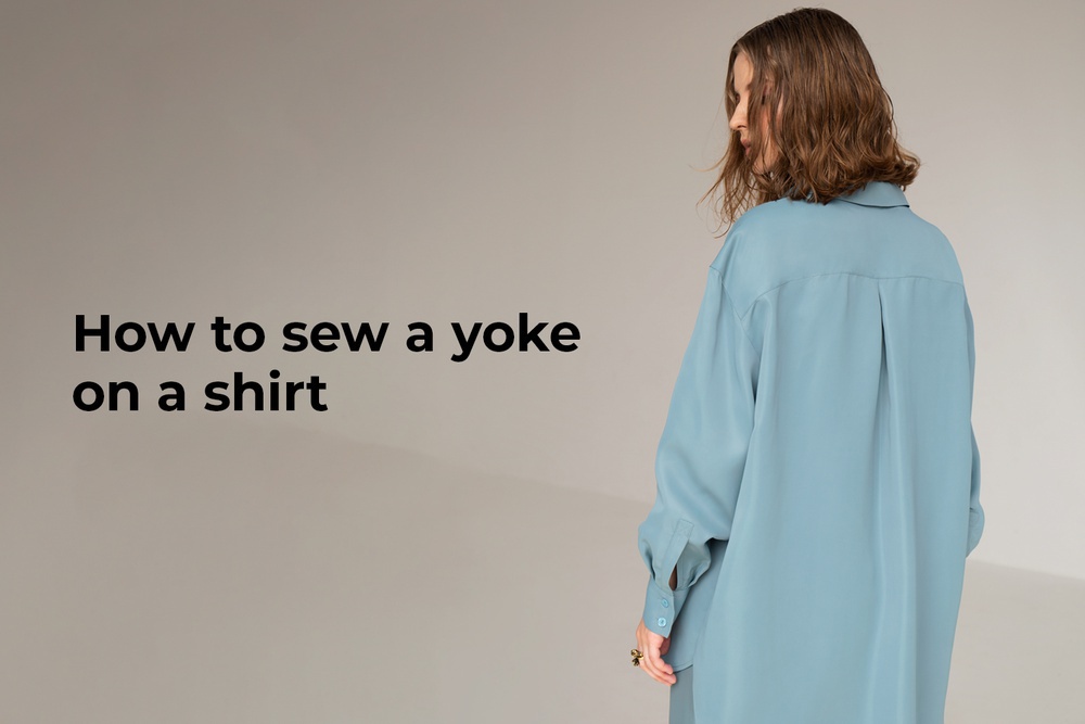 How to sew a yoke on a shirt