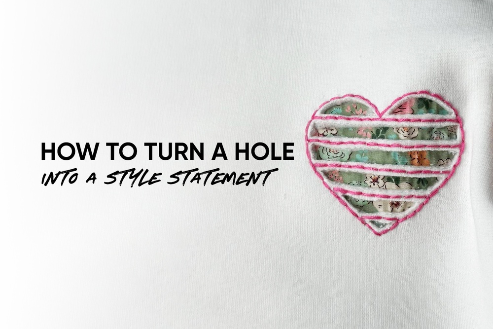 How to turn a hole into a style statement