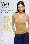 Keisha long sleeve top