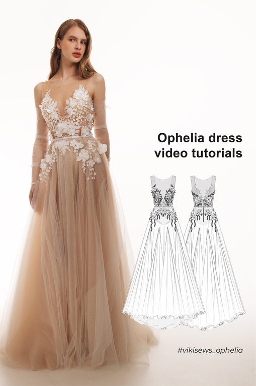 Ophelia dress video tutorials
