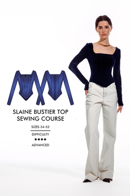 
                             
                                Slaine bustier top sewing course
                             
                        