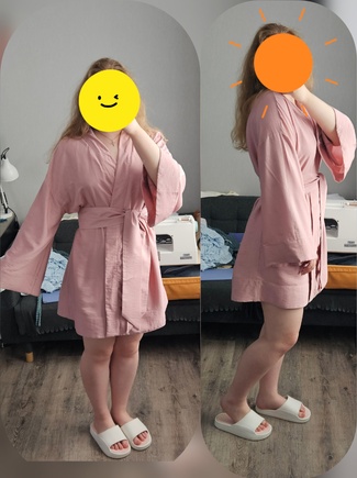 Первое изделие - это платье-кимоно!