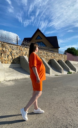 Сшила для беременной девушки