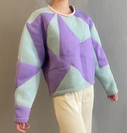 Пэчворк свитшот