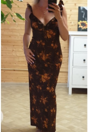 Романтичное платье из бабушкиной ткани