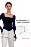 Slaine bustier top video sew-along