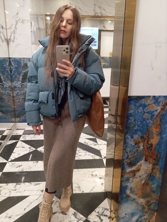 Мой любмый пуховик