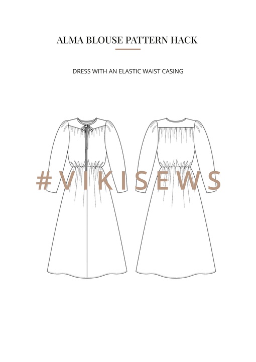 Alma blouse pattern hacking guide