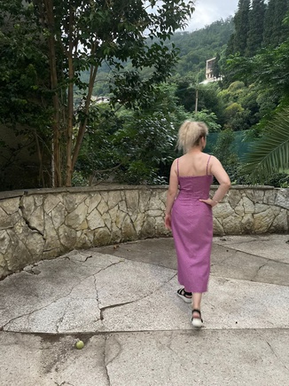 Макет плавно перешел в платье на выход