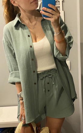 Базовая рубашка оверсайз