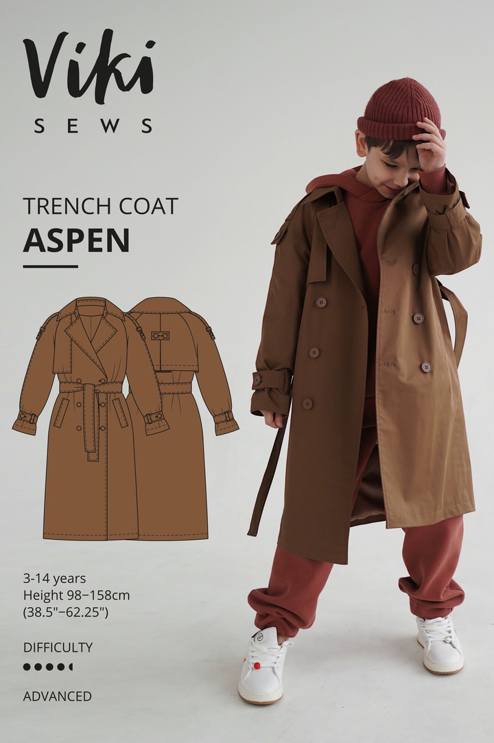 Aspen trench coat (boy)