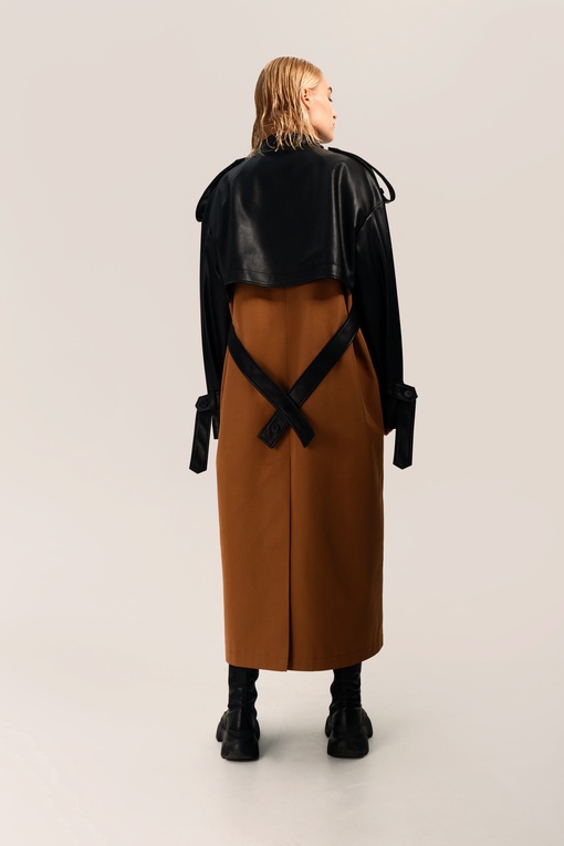 Peyton trench coat