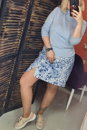 Юбка из денима