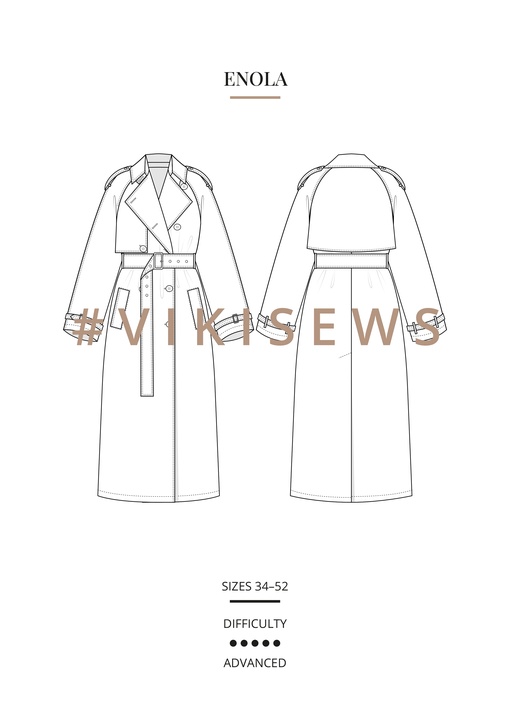 Enola trench coat