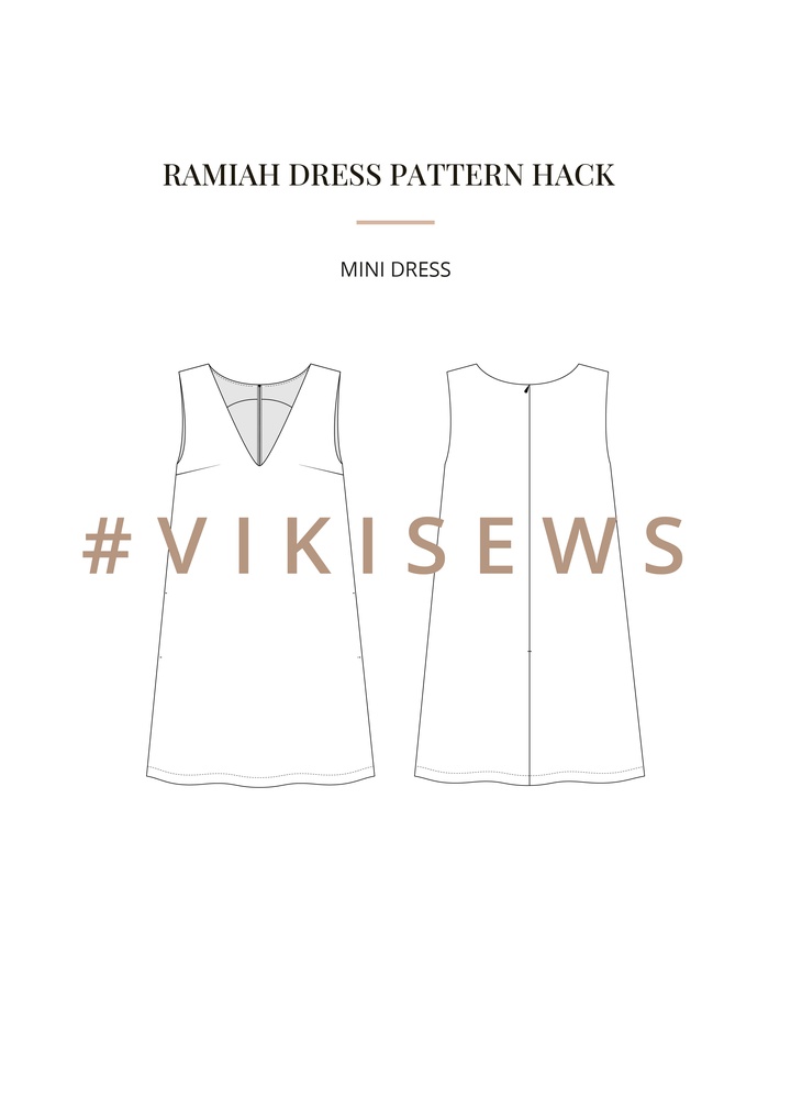 Ramiah dress pattern hacking guide