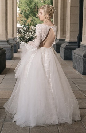 Отличная юбка для свадебного платья!