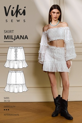 
                             
                                Miljana skirt
                             
                        