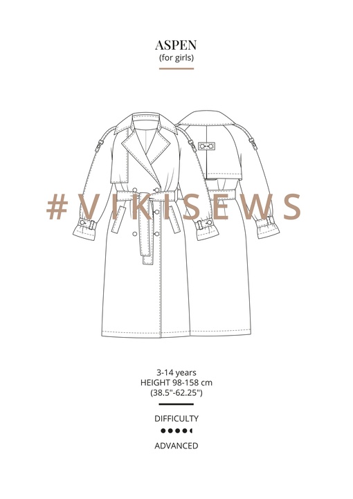 Aspen trench coat (girl)