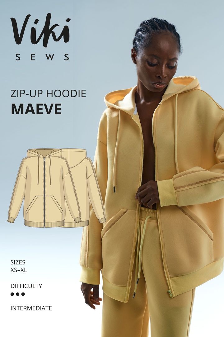 Maeve zip-up hoodie