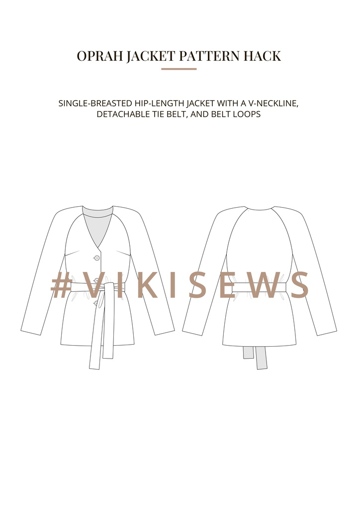 Oprah jacket pattern hacking guide