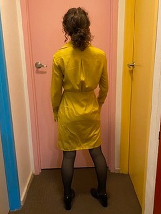 Elegant Silhouette with an Edgy Twist