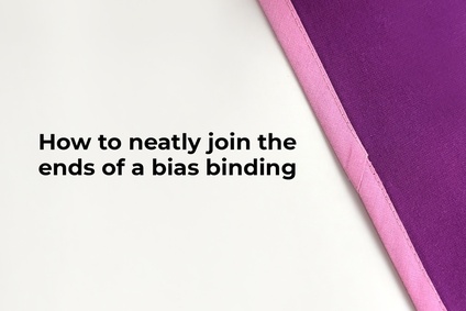 How to neatly join the ends of a bias binding