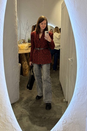 Идеальная талия в этом жакете