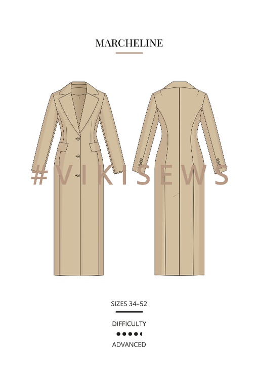 Marcheline coat sewing course