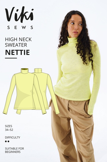 Nettie high neck sweater