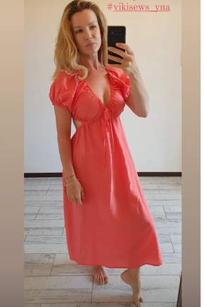 Шикарное пляжное платье