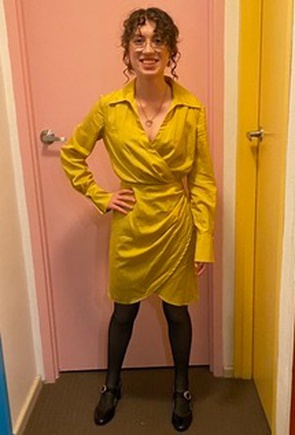 Elegant Silhouette with an Edgy Twist