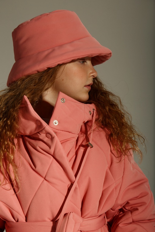 Лила панама на утеплителе