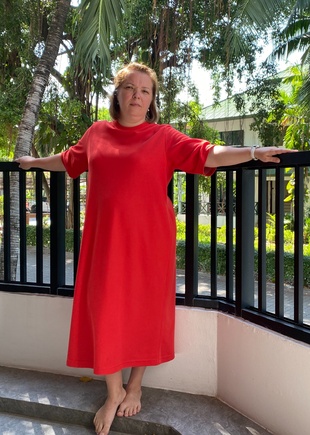 Платье на базе выкройки Ива